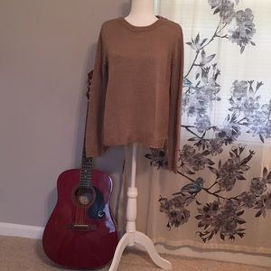 Forever 21 Crew Neck Sweater Mushroom Size Medium